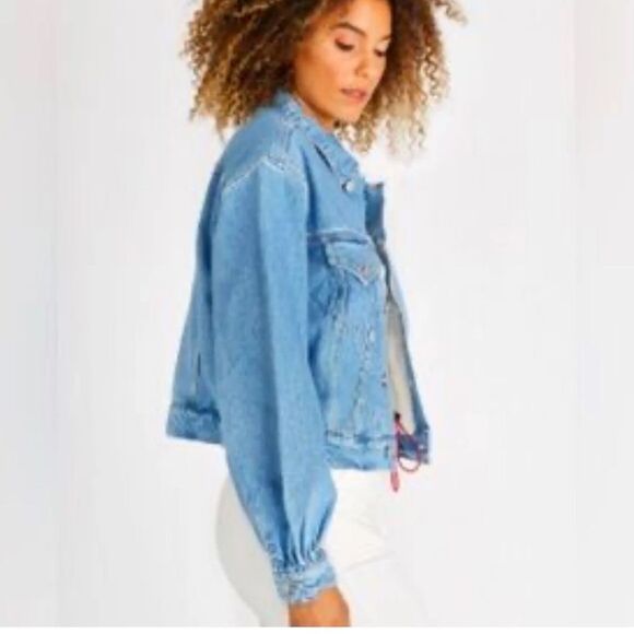 ETICA CHELSEY Classic denim jacket New XS - Picture 1 of 9
